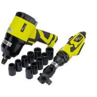 Draper 83423 - Draper 83423 - Storm Force® Composite 1/2" Air Ratchet and Impact Wrench Kit