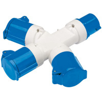 Draper 63940 - Draper 63940 - 230V 3 Way Splitter (16A)