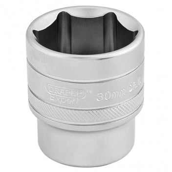 Draper Expert 16620 - 1/2" Square Drive 6 Point Metric Socket (30mm)