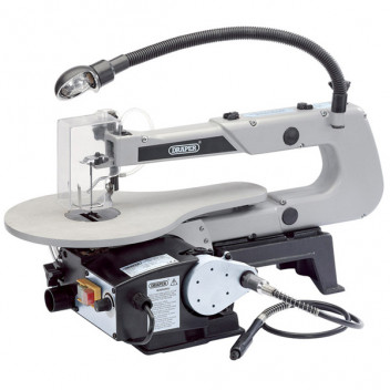 Draper 22791 - 405mm Variable Speed Fretsaw with Flexible Drive Shaft and W