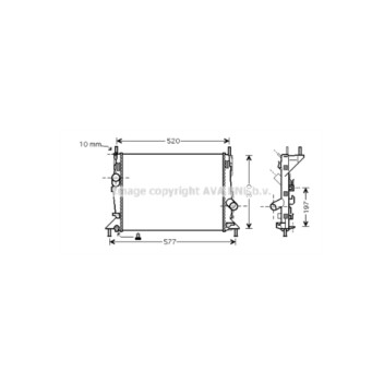 AVA FD2368 - Radiator
