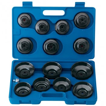 Draper Expert 40105 - 3/8" Sq. Dr. Oil Filter Cup Socket Set (15 piece)