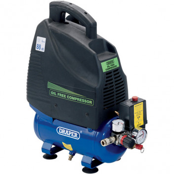 Draper 24974 - 6L Oil-Free Air Compressor (1.1kW)