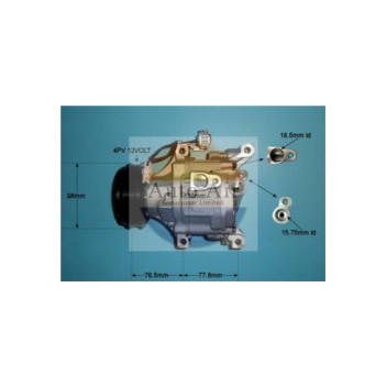 Auto Air 14-2072P - Compressor (A/C)