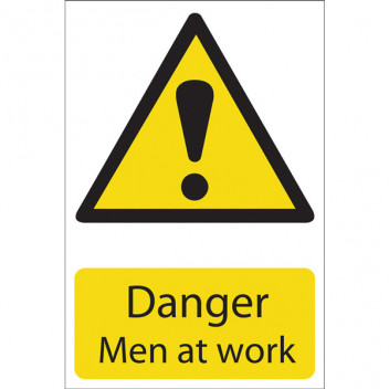 Draper 72441 - 'Danger Men At Work' Hazard Sign