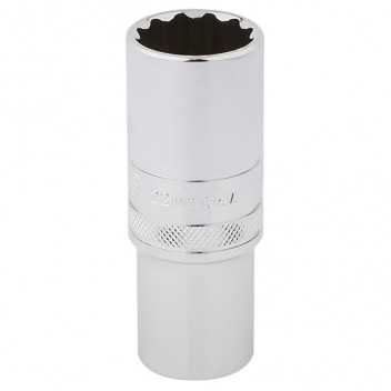 Draper Expert 33788 - 1/2" Square Drive Hi-Torq&#174; 12 Point Deep Socket (22mm)