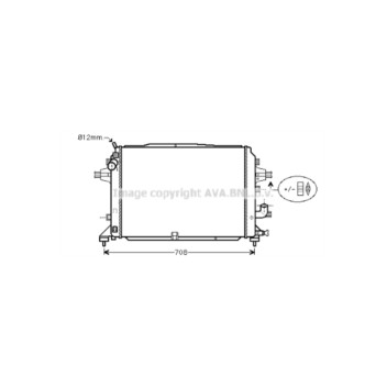 AVA OL2489 - Radiator