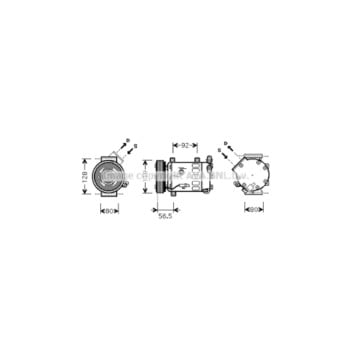 AVA CNAK242 - Compressor (A/C)