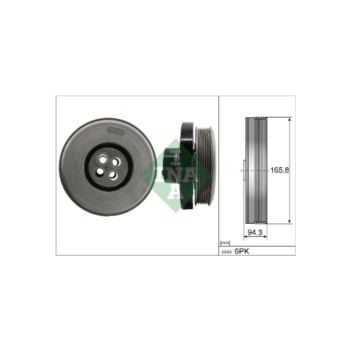 INA 544060210 - Torsion Vibration Damper