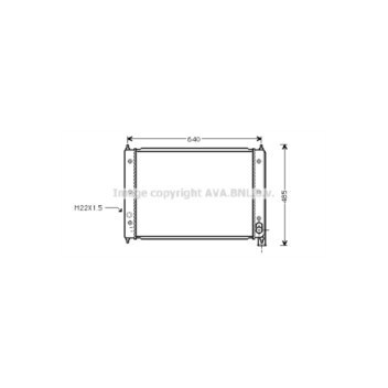AVA VNA2034 - Radiator