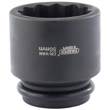 Draper Expert 33319 - Expert 50mm 3/4" Sq. Dr. Hub Nut Impact Socket