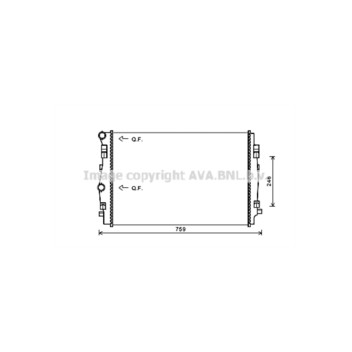 AVA VNA2344 - Radiator