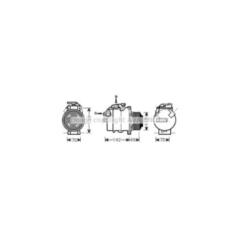 AVA BWAK411 - Compressor (A/C)