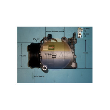 Auto Air 14-0837P - Compressor (A/C)