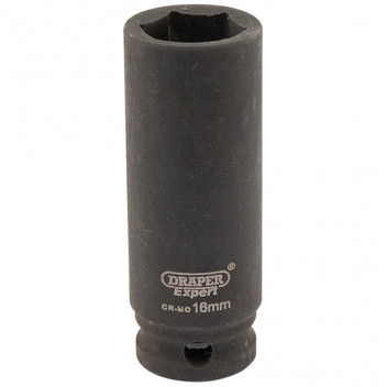 Draper Expert 06889 - Expert 16mm 3/8" Square Drive Hi-Torq&#174; 6 Point Deep Imp