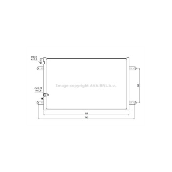 AVA AI5458 - Condenser (A/C)