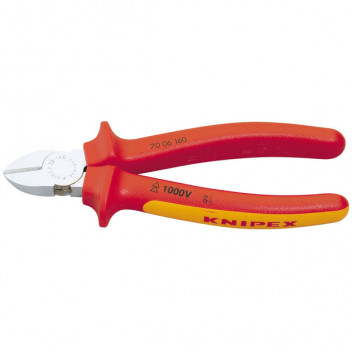 Draper 81262 - Knipex 160mm Fully Insulated Diagonal Side Cutter