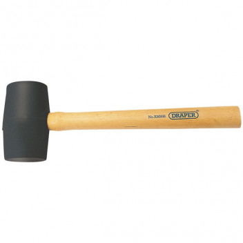 Draper 51095 - Rubber Mallet With Hardwood Shaft (410G - 14.5oz)