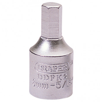 Draper 38321 - 8mm Hexagon-5/16 3/8 Square Drive Drain Plug Key