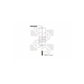 BGA Group V033416 - Exhaust Valve