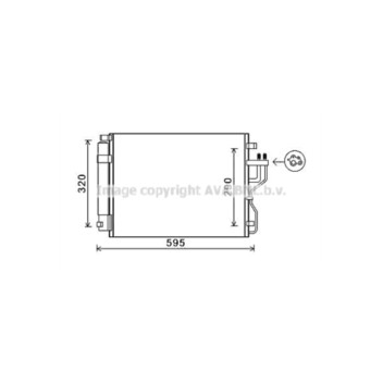 AVA KAA5151D - Condenser (A/C)