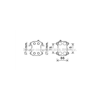AVA VN3388 - Oil Cooler