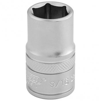 Draper Expert 16627 - 1/2" Square Drive 6 Point Imperial Socket (9/16")