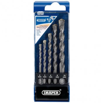 Draper 24909 - Metric Masonry Drill Set (5 Piece)