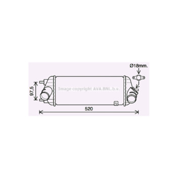 AVA KA4281 - Intercooler