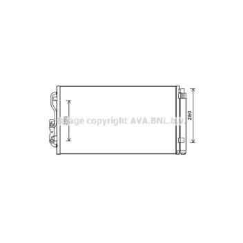 AVA BWA5434D - Condenser (A/C)
