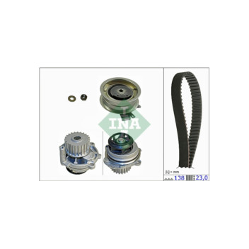 INA 530017131 - Timing Belt-Water Pump Kit