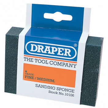 Draper 10106 - Fine - Medium Grit Flexible Sanding Sponge