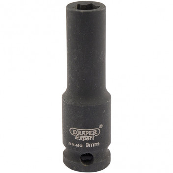 Draper Expert 06882 - Expert 9mm 3/8" Square Drive Hi-Torq&#174; 6 Point Deep Impa