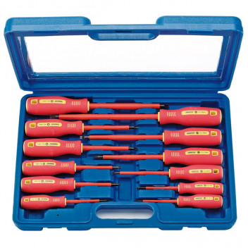 Draper 46541 - Fully Insulated Screwdriver Set (12 Piece)