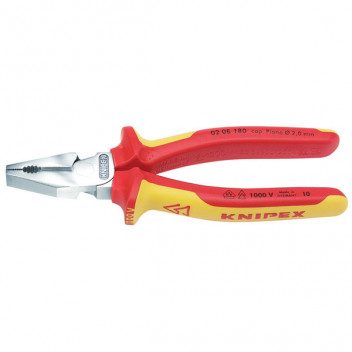 Draper 49168 - Knipex 180mm Fully Insulated High Leverage Combination Pliers