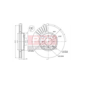 PPF DS6608 - Brake Disc (Front)
