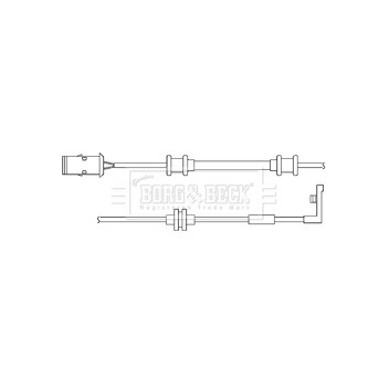 Borg & Beck BWL3020 - Wear Indicator/Lead (Front)