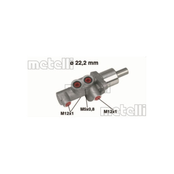 Metelli 05-0436 - Brake Master Cylinder