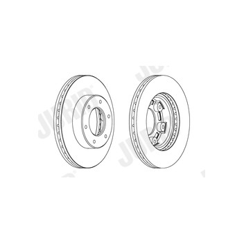 Jurid 563061JC-1 - Brake Disc (Front)
