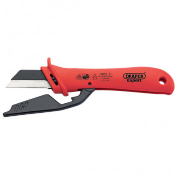 Draper Expert 04616 - Expert 180mm VDE Approved Fully Insulated Cable Knife