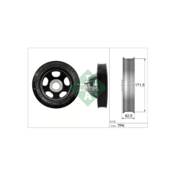 INA 544019510 - Torsion Vibration Damper