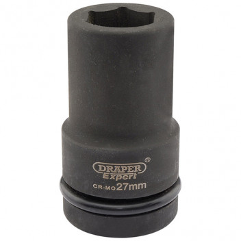 Draper Expert 05142 - Expert 27mm 1" Square Drive Hi-Torq&#174; 6 Point Deep Impac