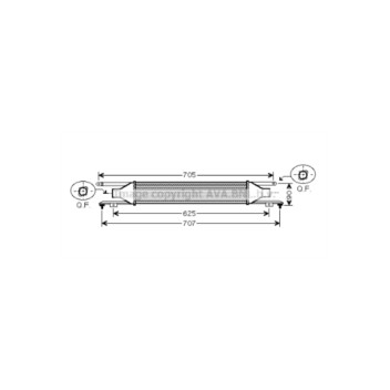 AVA OLA4420 - Intercooler
