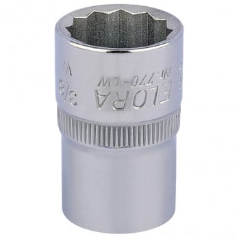 24830 - 3/8" 1/2" Square Drive Elora Whitworth Bi-Hexagon Socket