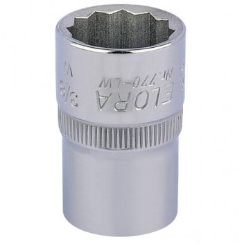 24830 - 3/8" 1/2" Square Drive Elora Whitworth Bi-Hexagon Socket