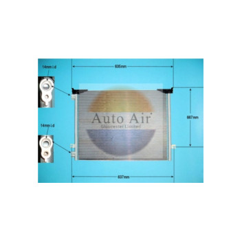 Auto Air 16-1379A - Condenser (A/C)