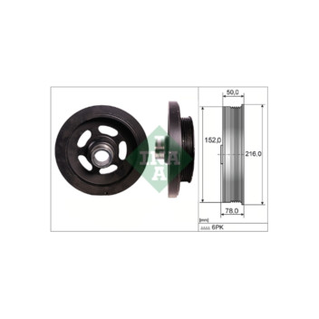 INA 544011110 - Torsion Vibration Damper