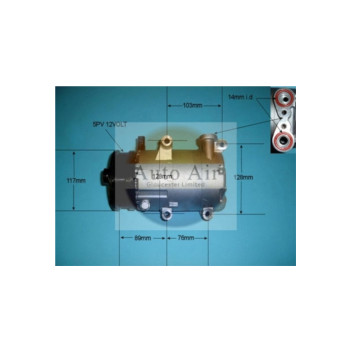 Auto Air 14-0082P - Compressor (A/C)