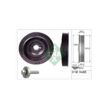 INA 544009020 - Crankshaft Pulley