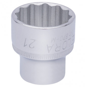 25979 - 21mm 3/8" Square Drive Elora Bi-Hexagon Socket